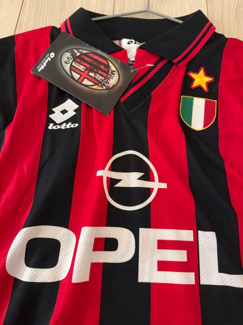 新品タグ付き　96-97 ミラン　バッジョ選手　ユニフォーム