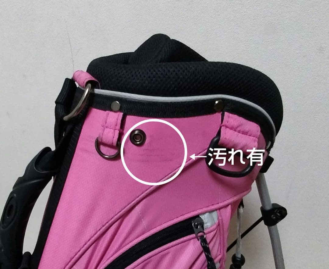 Titleist タイトリスト ゴルフキャディバッグ スタンド型 ピンク