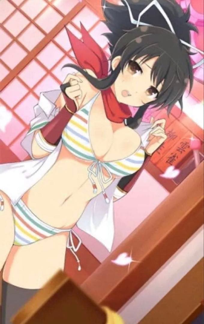 閃乱カグラ　飛鳥　レインボービキニ　コスプレ