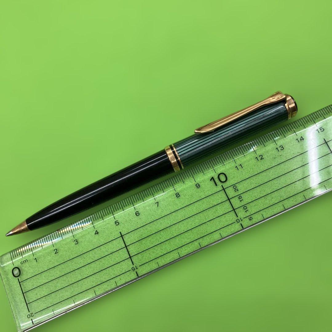 書けます【ペリカン】K800 ボールペン 緑縞