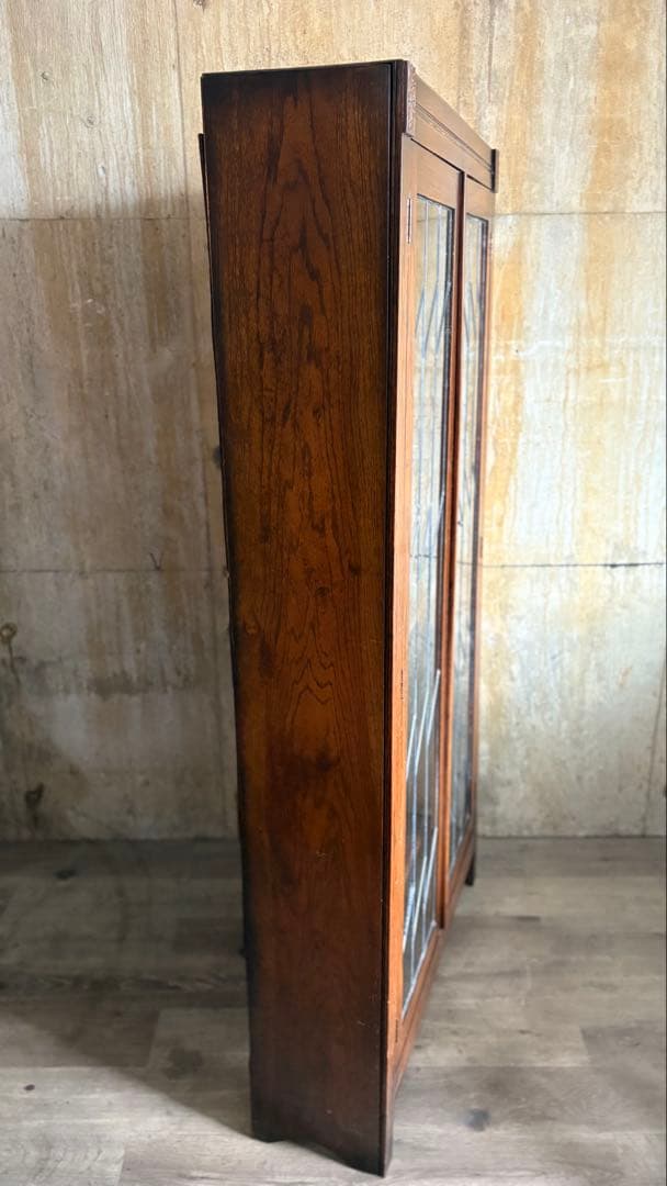 英国アンティーク　ブックラック　キャビネット　本棚　イギリス　ヴィンテージ