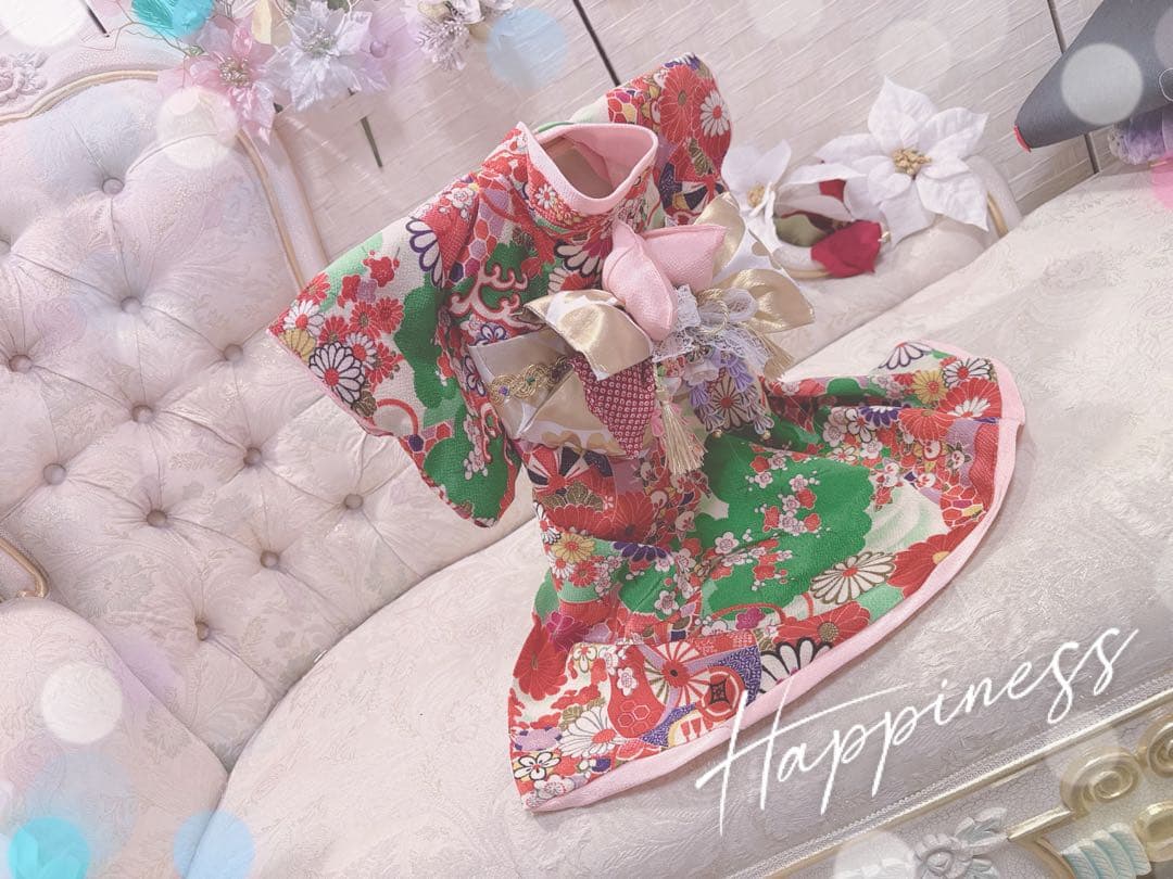 B463.pon2pan2☆犬オーダー3ウェイお着物☆犬お着物