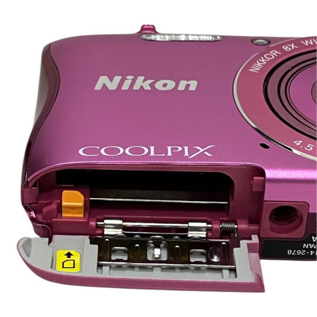 Nikon COOLPIX S3700 PK Wi-Fi搭載 デジカメ ピンク