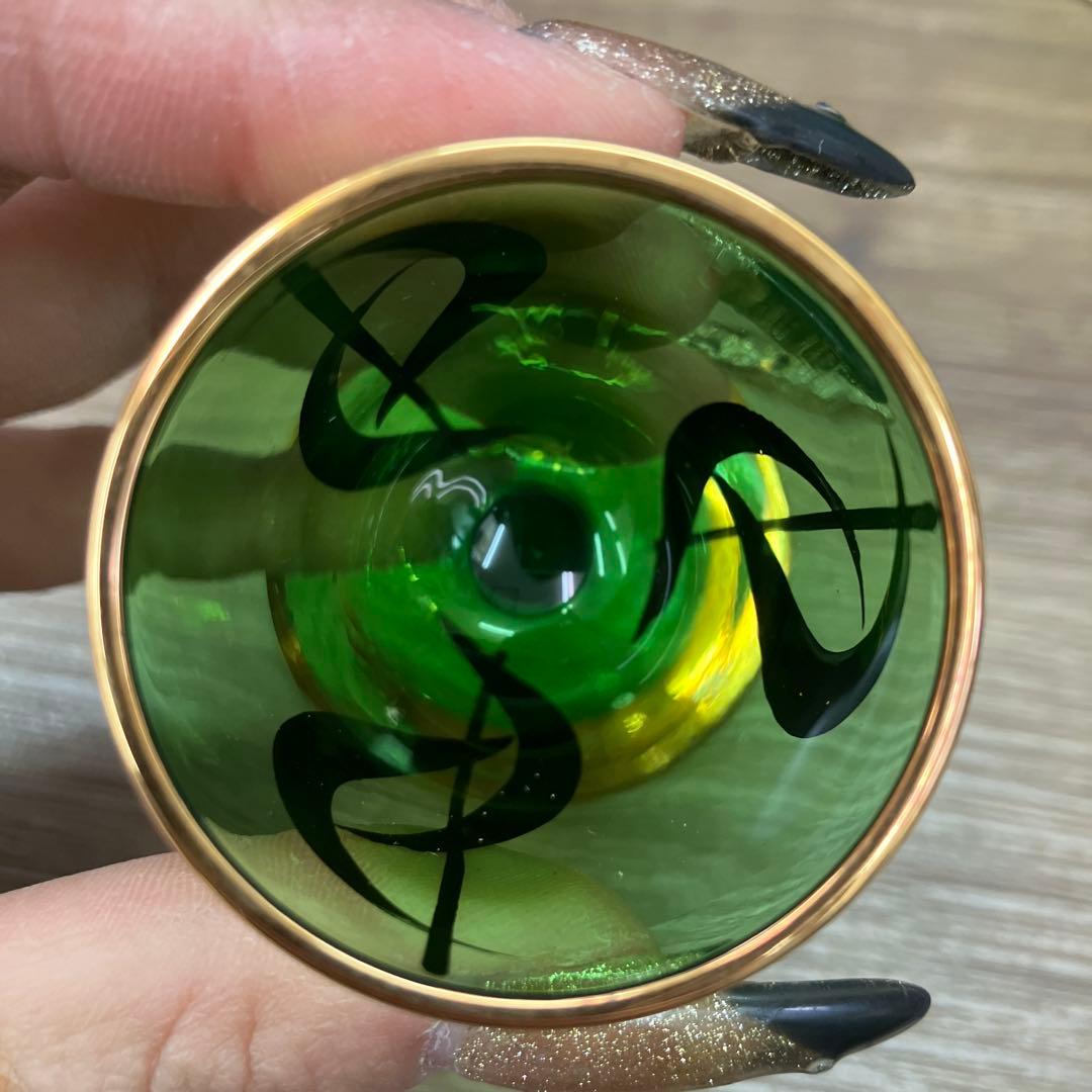 E-1 ボヘミアンガラス デキャンタ ショットグラス 6客セット 食器