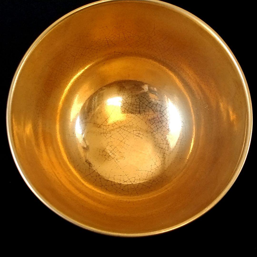 幸泉窯 金彩 孔雀 抹茶茶碗 1客 抹茶碗 茶道具