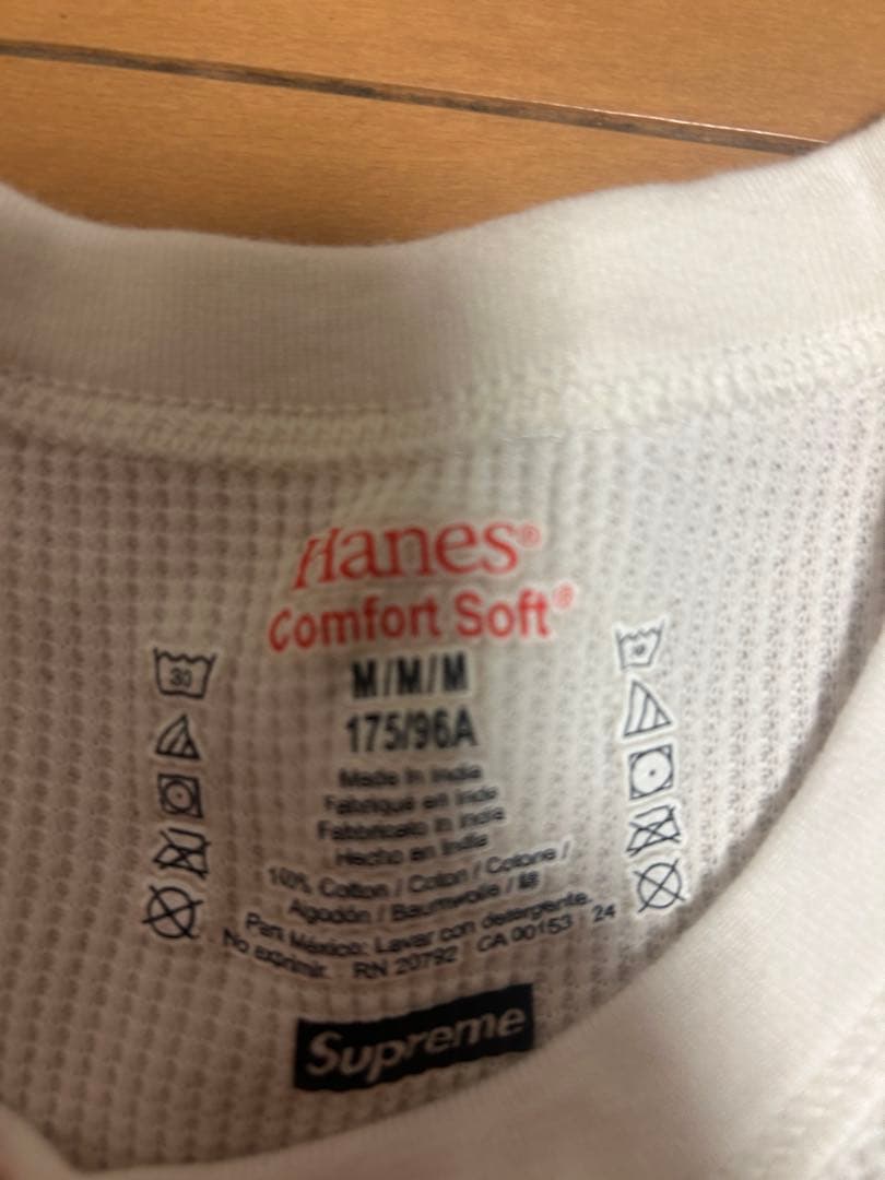 トップス Supreme x Hanes Bones Thermal Crew