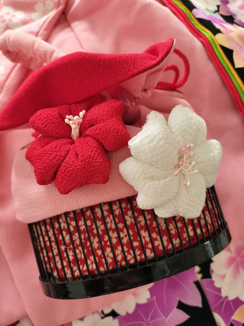 七五三　3歳　女の子　着物7点セット　式部浪漫