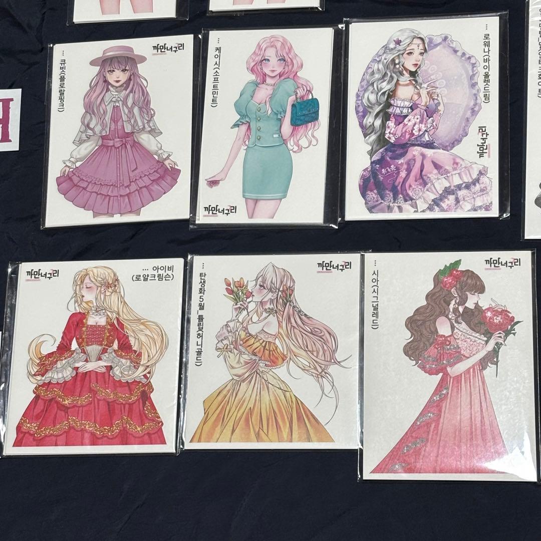 バラ売り可★【BU42海外ステッカー】黒いたぬき様　女の子　人物ステッカー