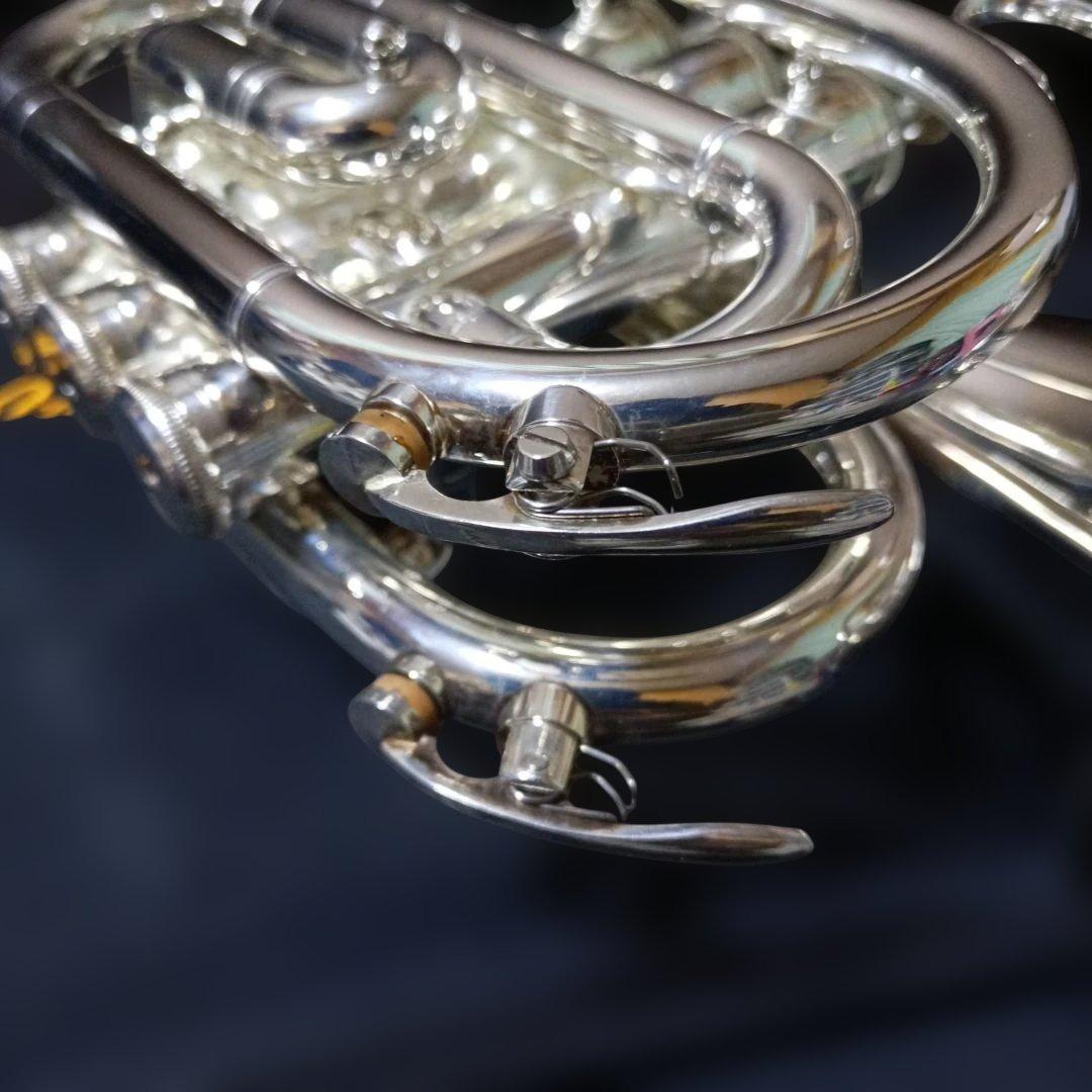 ミネルバ ポケットトランペット MPT−250S シルバー ケース付き