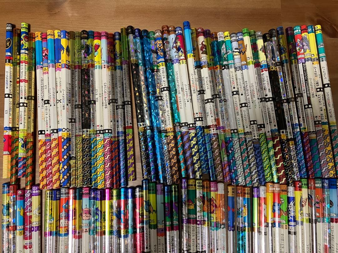 ドラクエ バトル鉛筆 バトエン キャップ 消しゴム　約140本