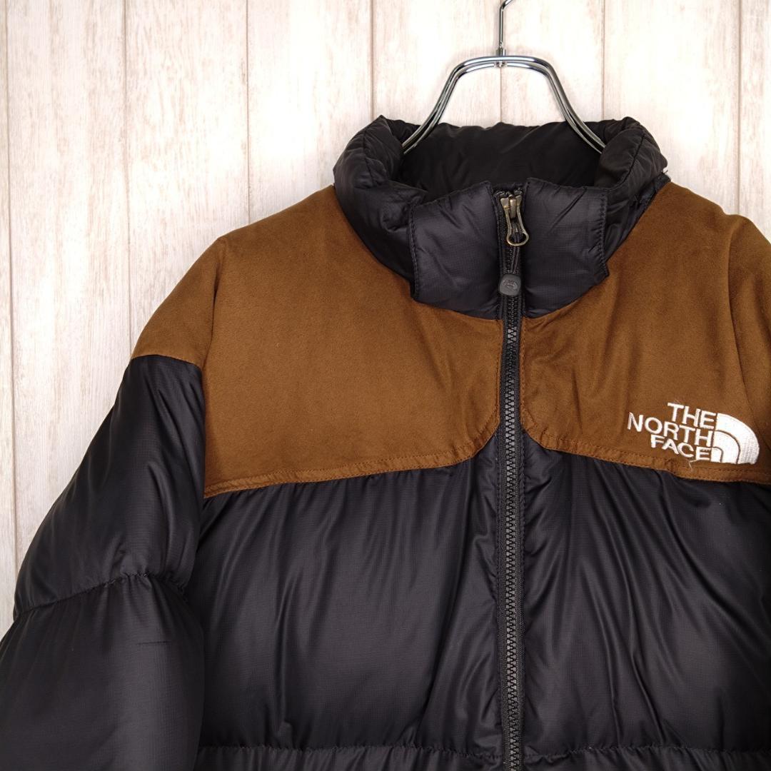 《激レア》ノースフェイス☆ヌプシダウンジャケットL刺繍ブラックD51168