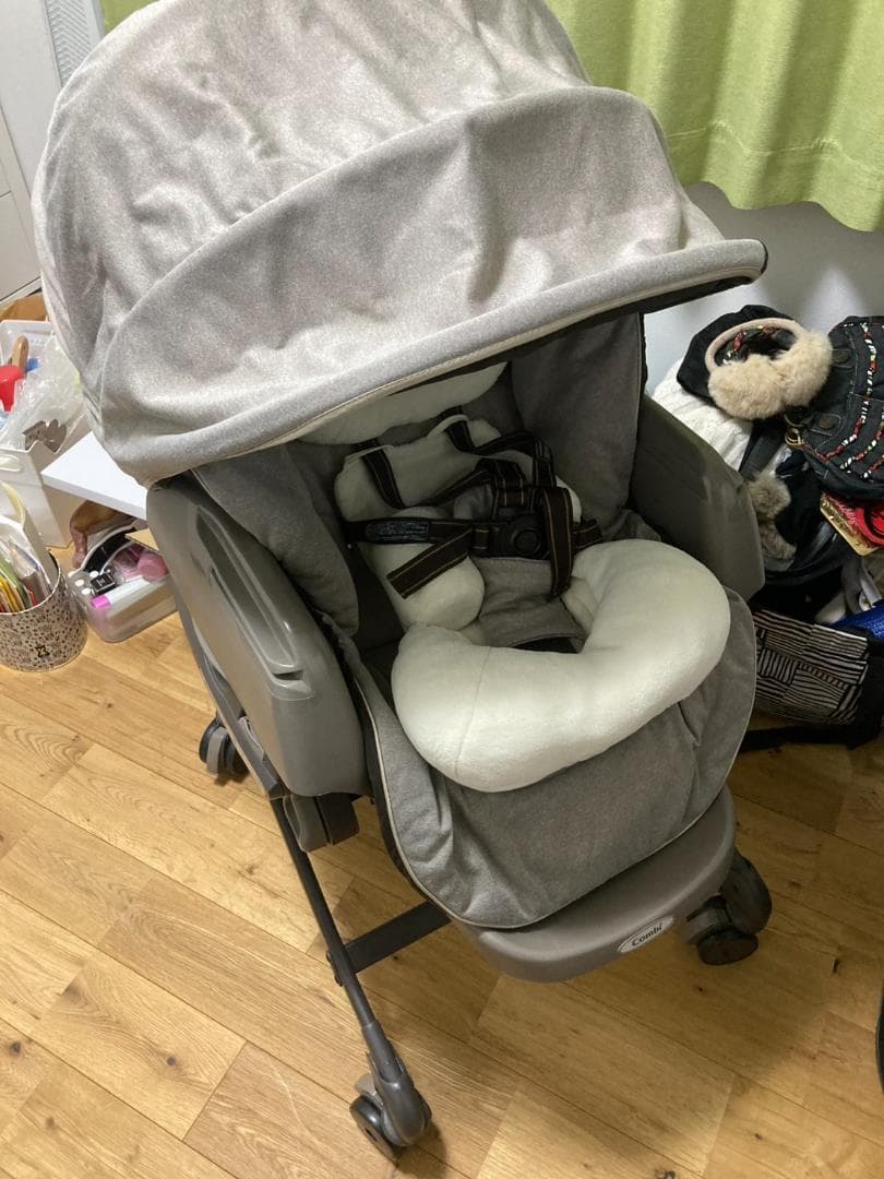 【美品】Combi ネムリラAUTO SWING BEDiドームEG　直接引取可