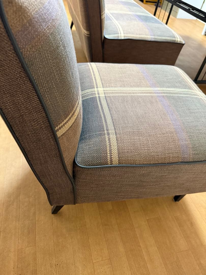 ②CRASH GATE 1人掛けソファチェルシーチェア　セットで購入