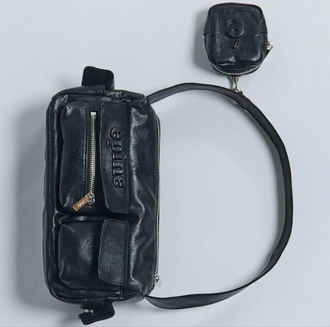 épine pouch Pocket bag black エピヌ バッグ