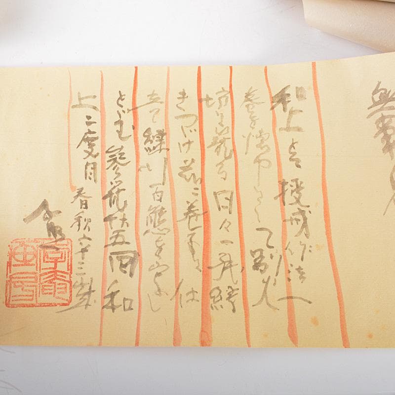 るるか清水公照作　修中絵日記　巻物　巻子　上下2巻　共箱　N　6079C