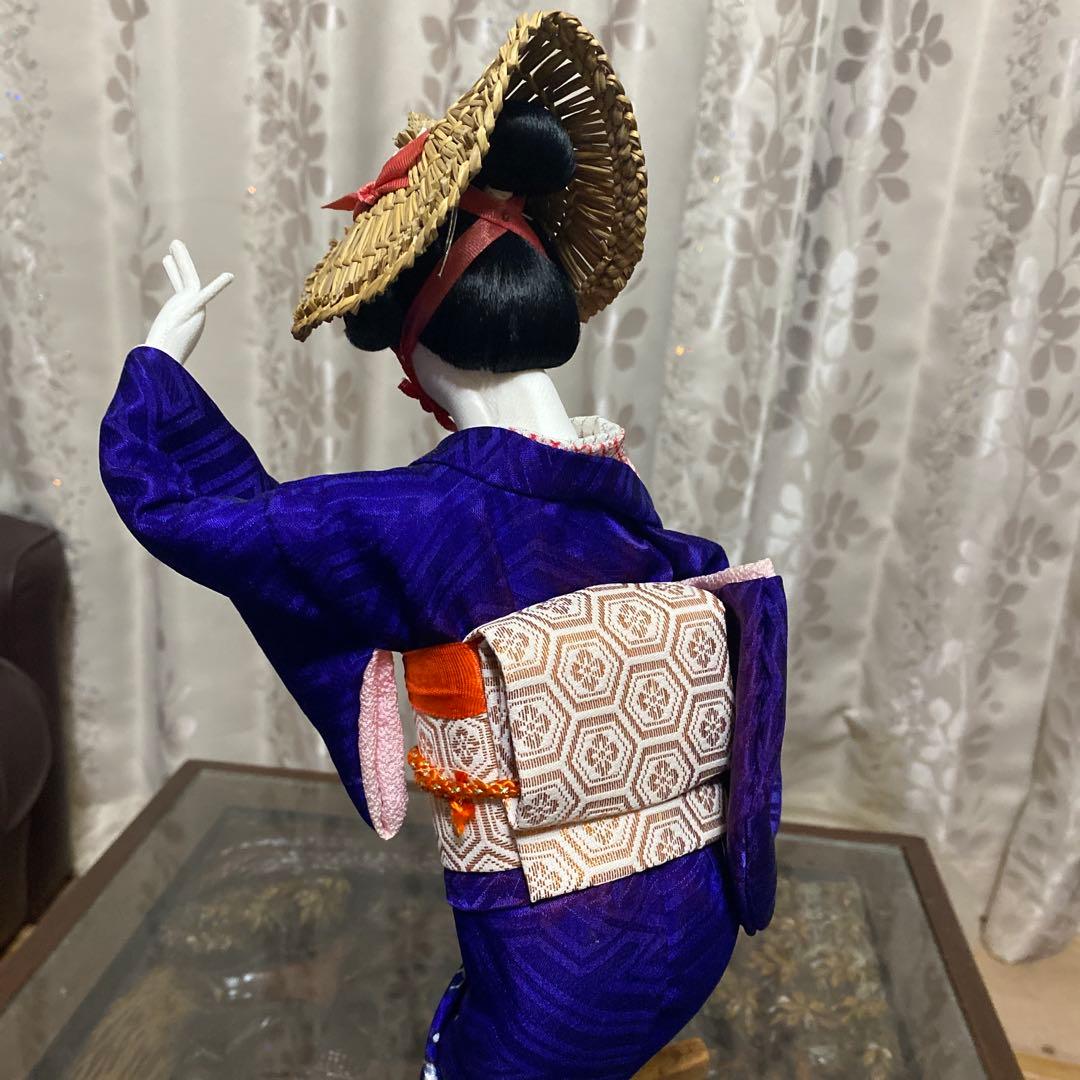 レトロ　佐渡おけさ　人形　　高さ45㎝　美品