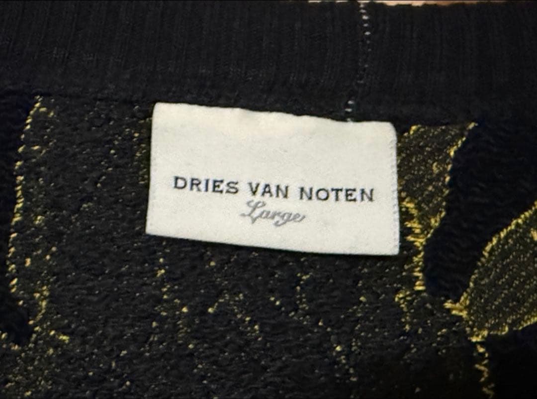 DRIES VAN NOTEN 20SS フラワー刺繍スウェット　ニット
