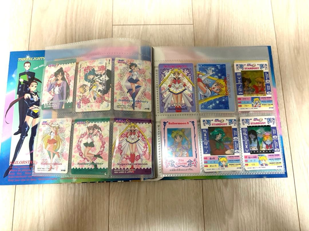 セーラームーン　カード　ファイル入り