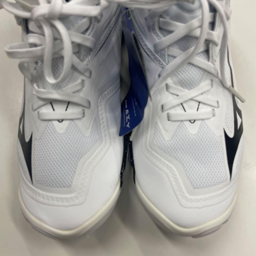 ミズノ　バレーシュ－ズ　ミッドカット　ウェ－ブライトニングＺ6 24.5cm