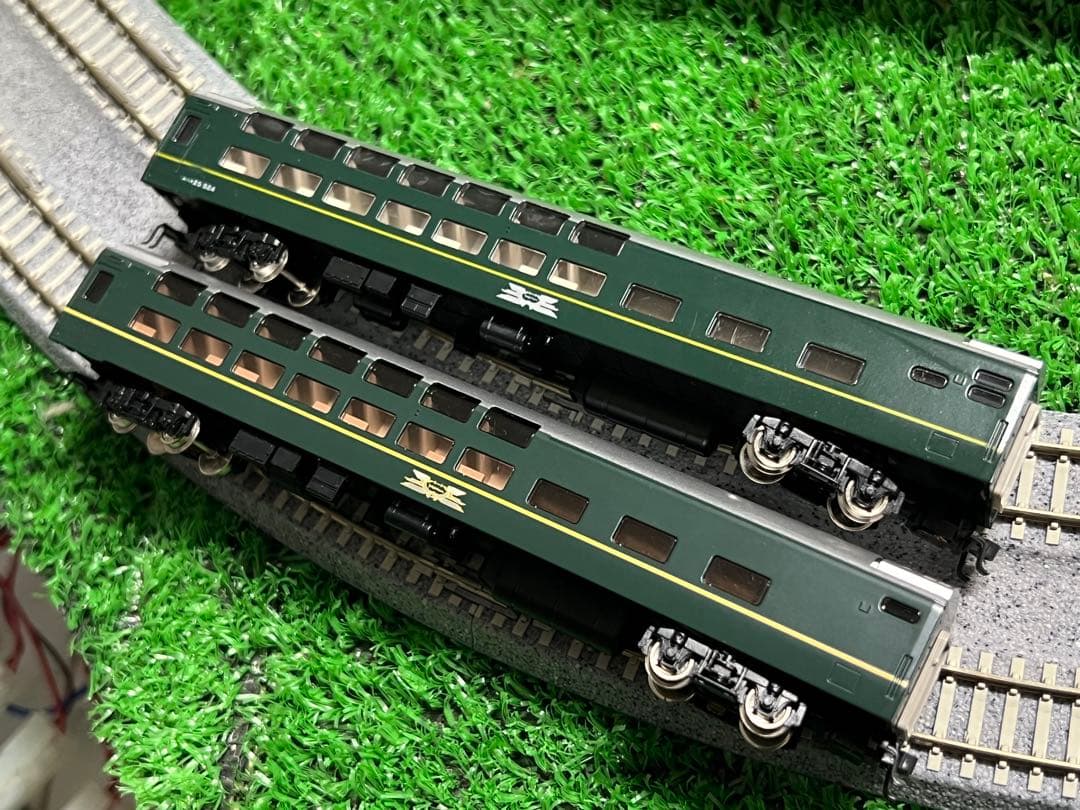 【TOMIX】24系トワイライトエクスプレス　ジャンクフルセット（一部室内灯付）