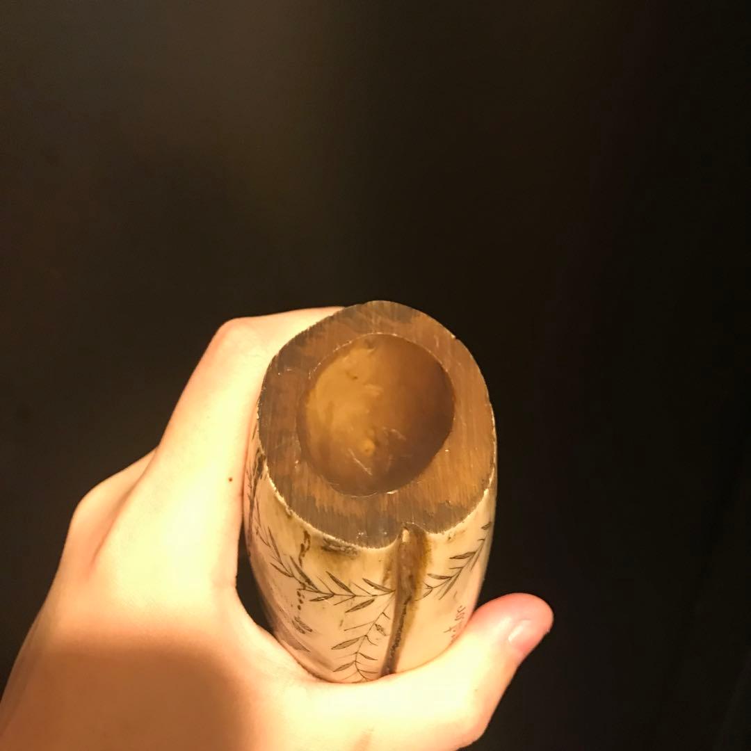 スクリムショー　鯨歯　クジラ　牙　彫刻