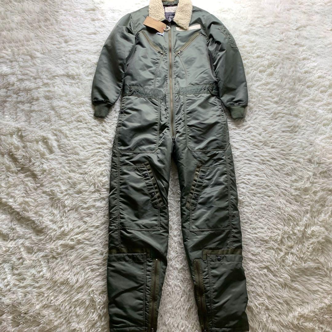 未使用/タグ付き ■AVIREX オールインワン　つなぎ　カーキ　LL