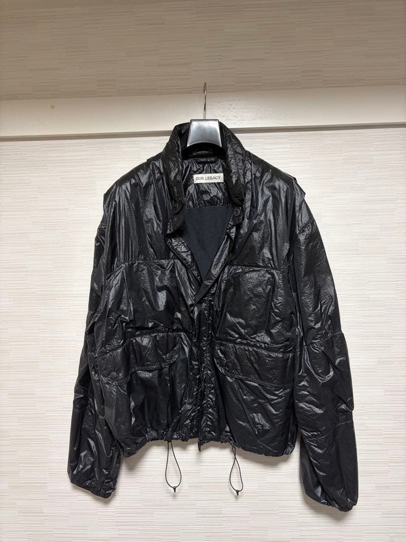 ジャケット・アウター OUR LEGACY EXHALE PUFFAEXHALE BLACK 48
