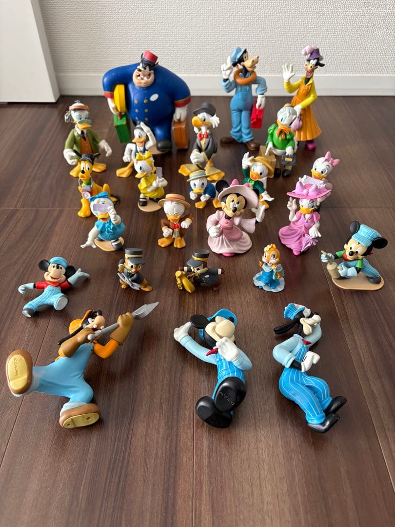 【超希少】レトロディズニーミッキー&フレンズフィギュア24体まとめ売りセット