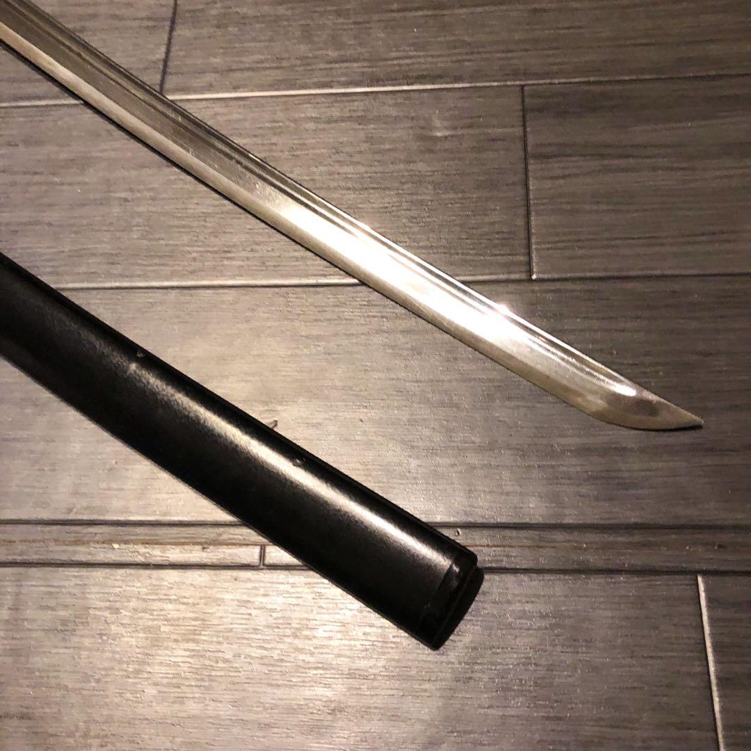 高級模造刀　居合刀　樋入り刀身　茶拵え　亜合金刀身