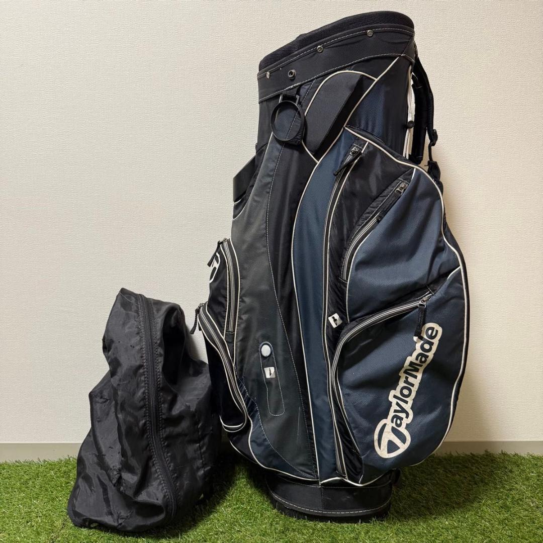 レア！ Taylormade キャディバッグ 14分割 軽量 多機能 ネイビー