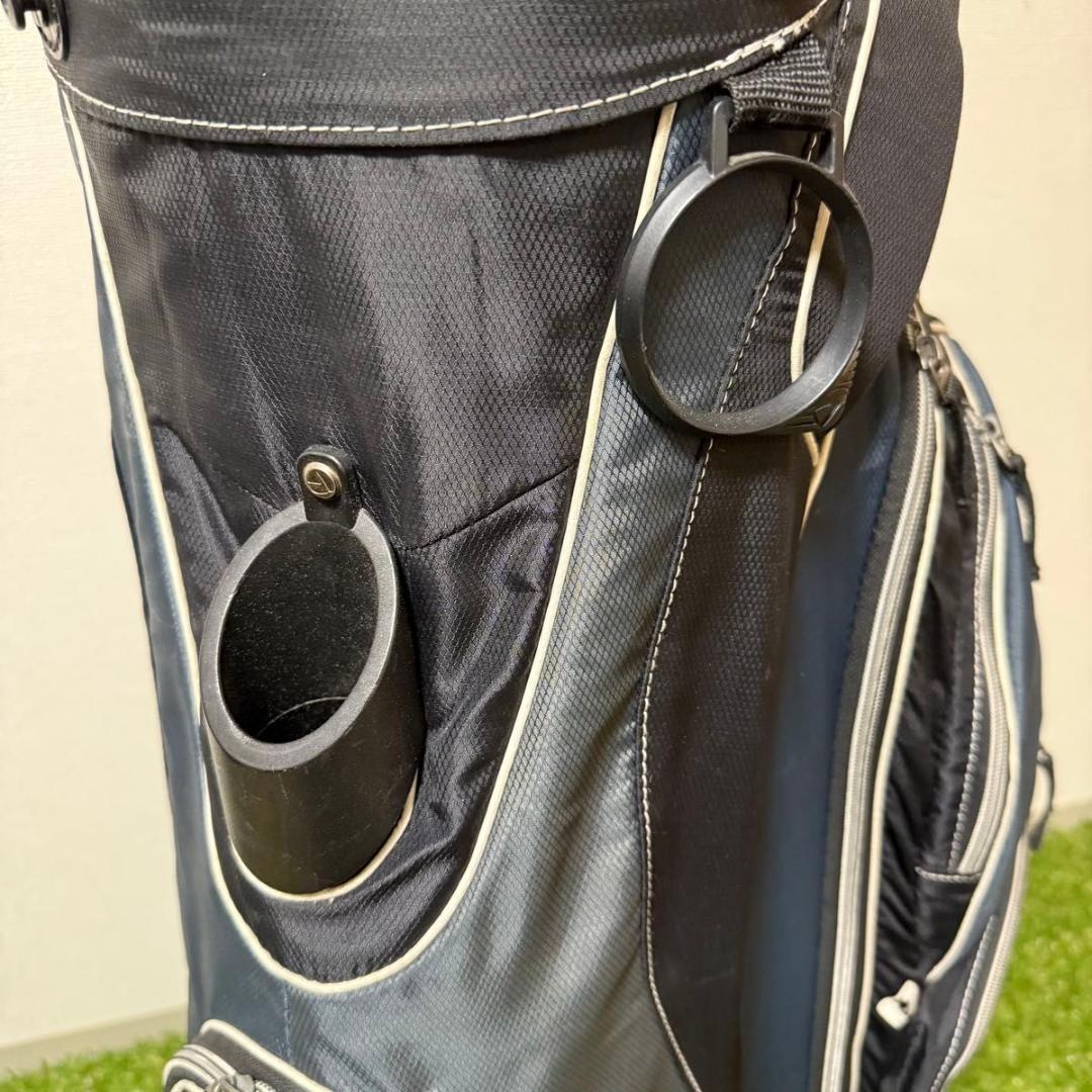 レア！ Taylormade キャディバッグ 14分割 軽量 多機能 ネイビー