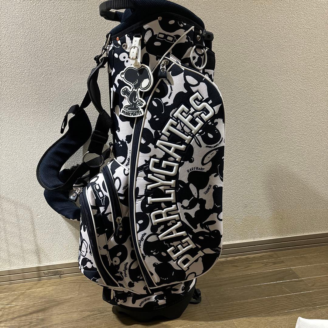 PEARLY GATES スヌーピー柄キャディバッグ