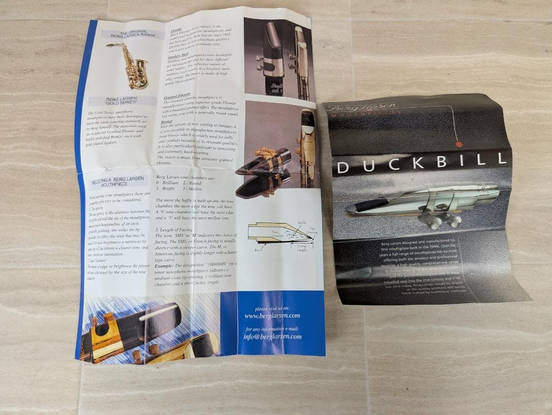 berg larsen マウスピース １１５/１M リガチャー アルトサックス