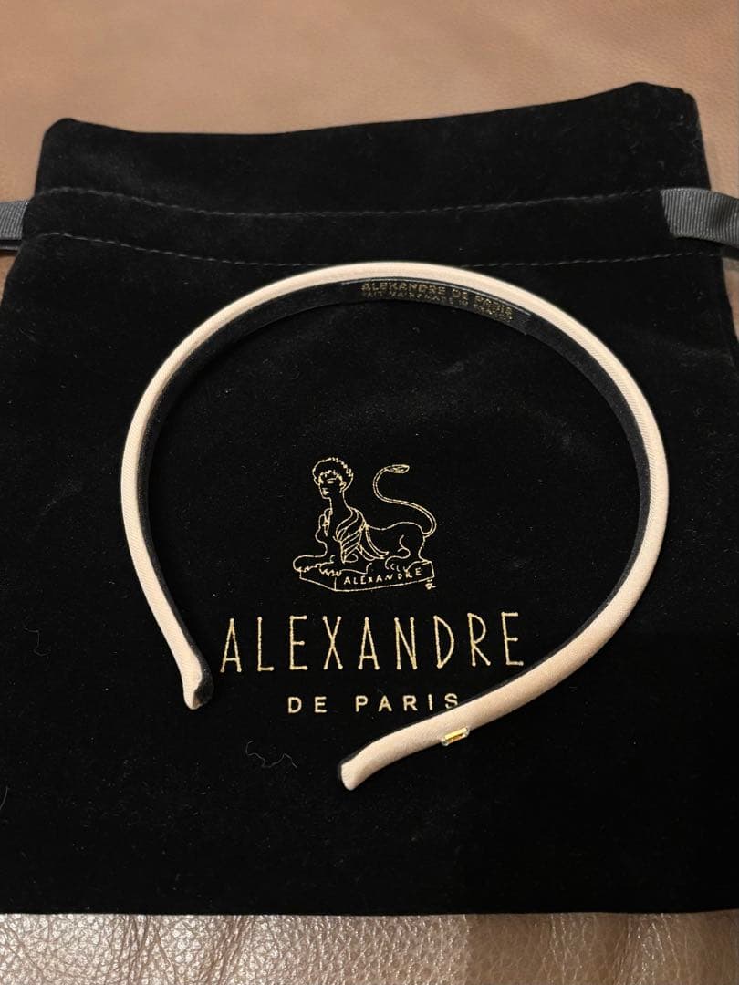 【美品】ALEXANDRE DE PARIS/カチューシャ/1cm