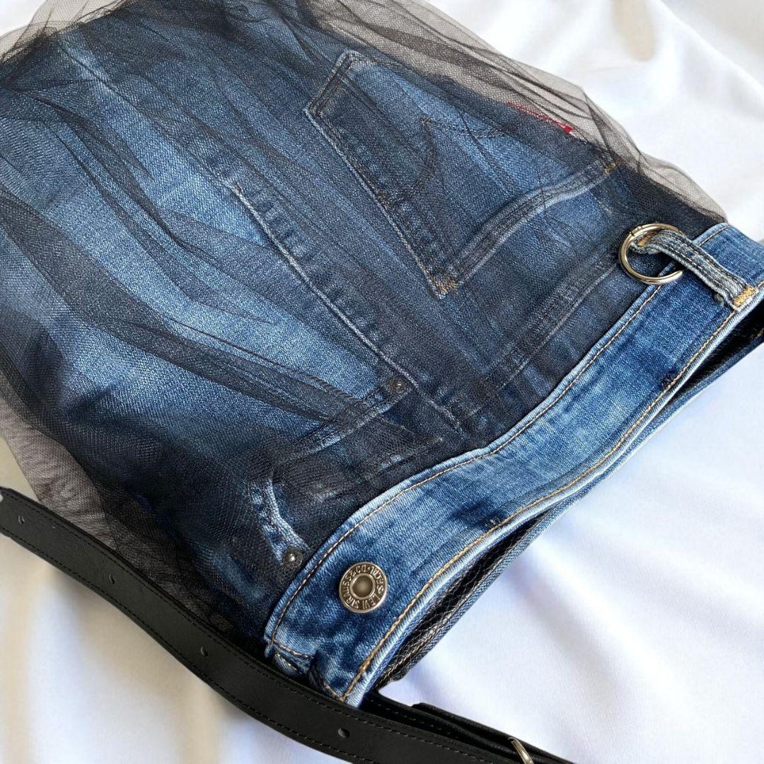2way／denim tulle bag／ワンショルダー