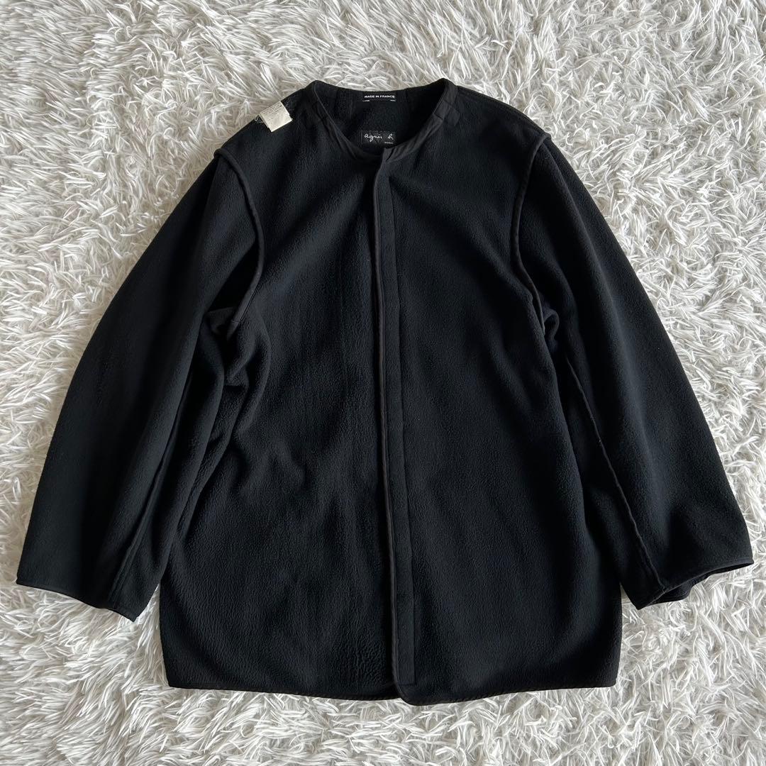 オールドアニエス・ベー　ブルゾン　ライナー付き　ririジップ　フランス製　黒