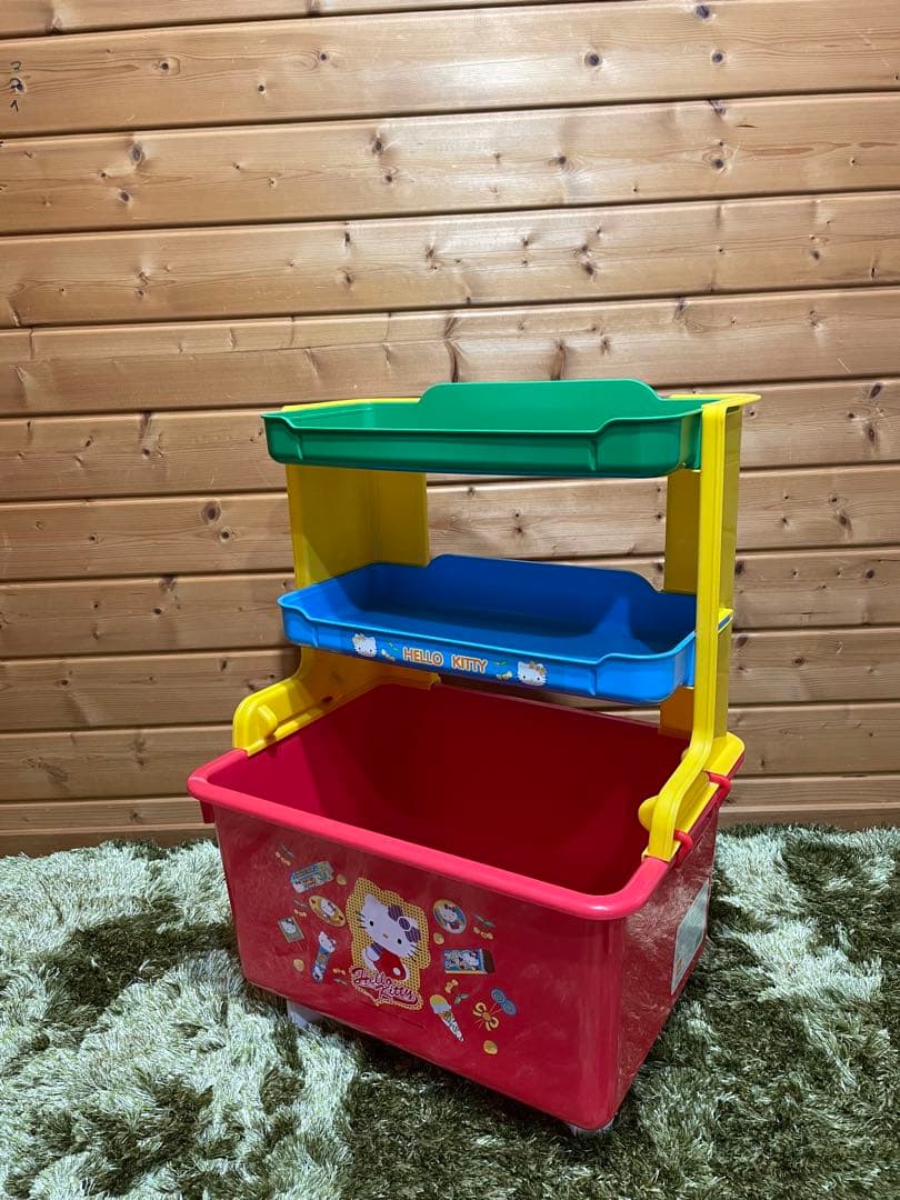 キティ　マルチキッズラック　収納　2003年　当時物　サンリオ　ハローキティ