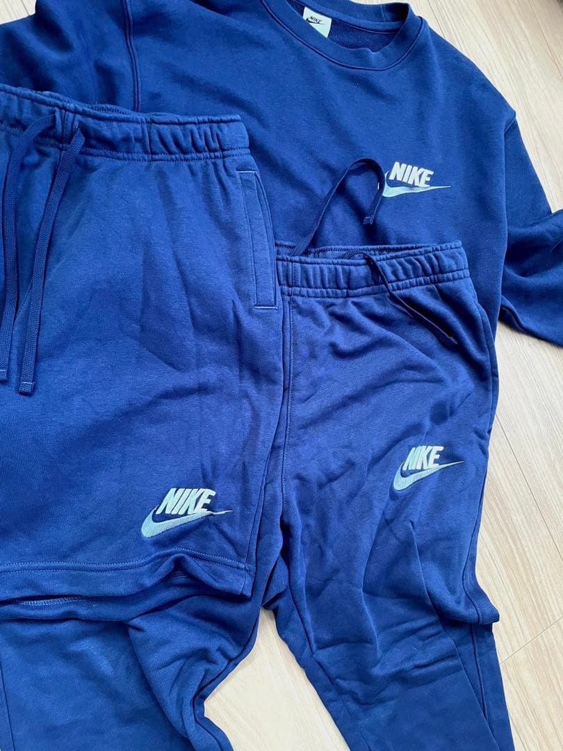 【美品】NIKEスウェット 上下セット ✳︎ハーフパンツ付き！