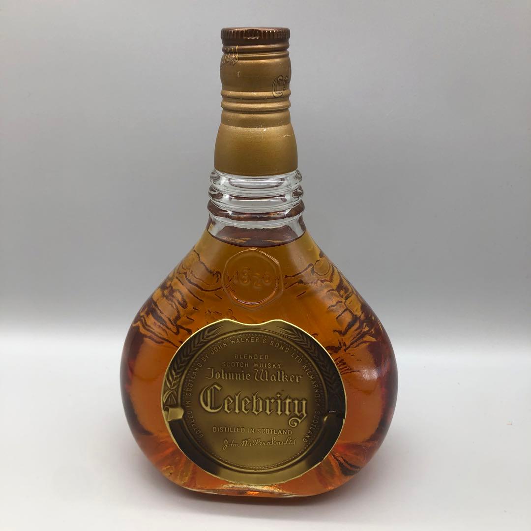未開栓ジョニーウォーカースウィングボトルセレブリティラベルスコッチウイスキー古酒