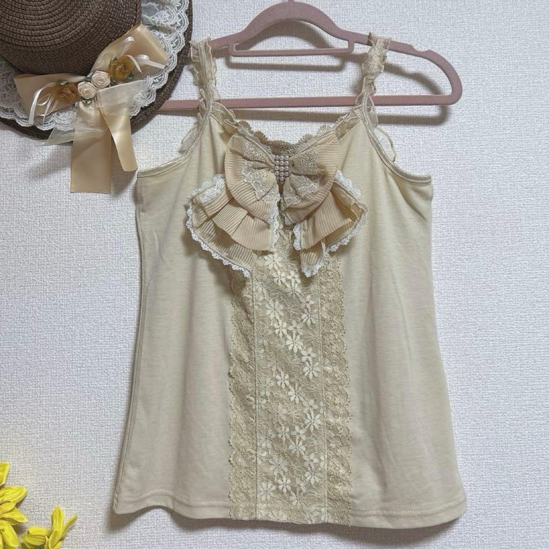 axes femme♡ビッグリボンキャミソール.y2k希少カラー