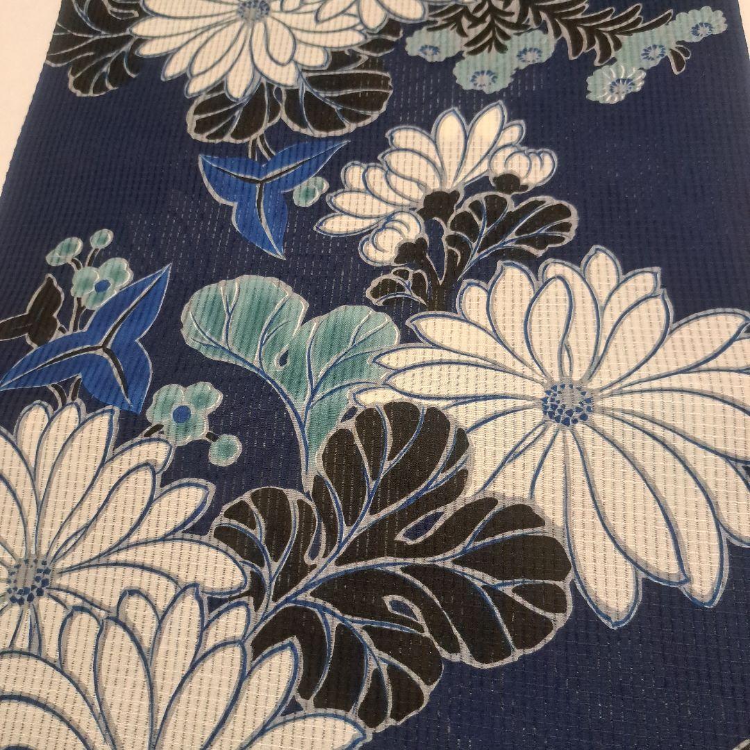 No.5220　浴衣　芸艸堂 　綿絽　着物　反物　新品未使用