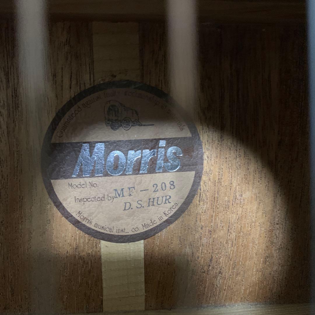 Morris MF-208 アコースティックギター　少々小傷ありますが良い状態