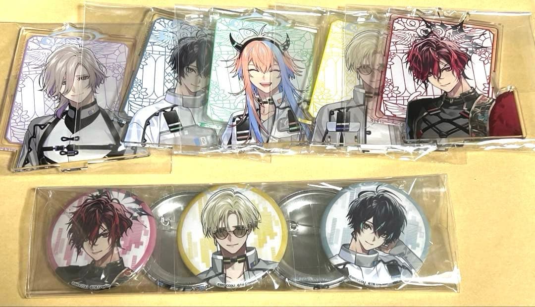 UN:LOGICAL ワンダーグー特典　缶バッジ・アクリルスタンド