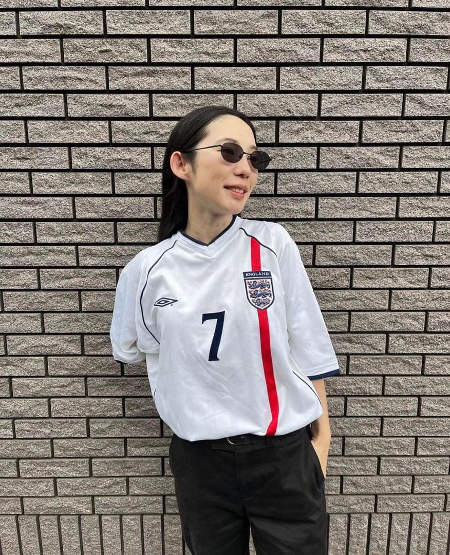 イングランド代表 2002W 長袖　サッカーユニフォーム