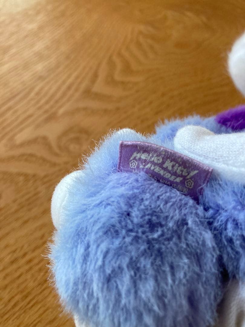 ハローキティ キタキツネ着ぐるみ ぬいぐるみ ラベンダー 北海道限定レア