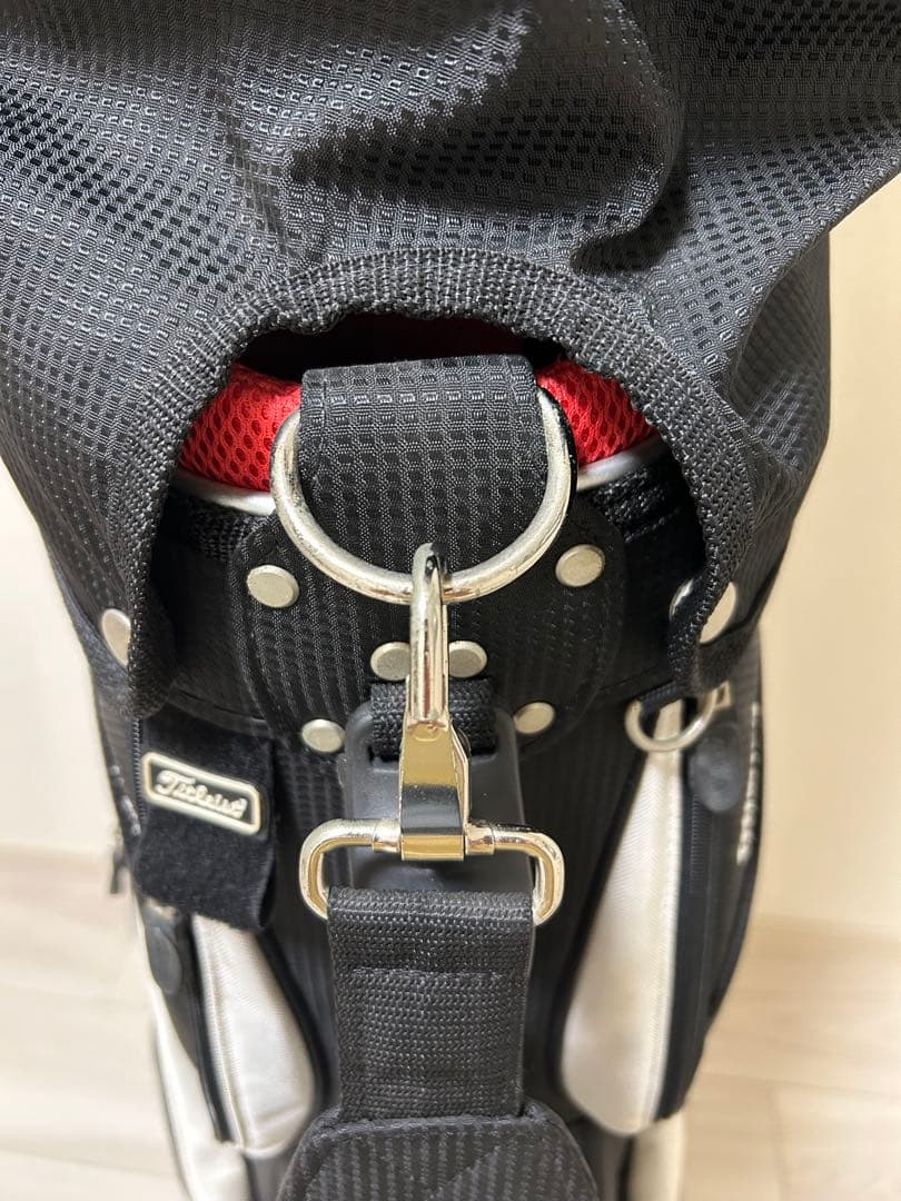 Titleist ゴルフバッグ・キャディバッグ 黒/赤