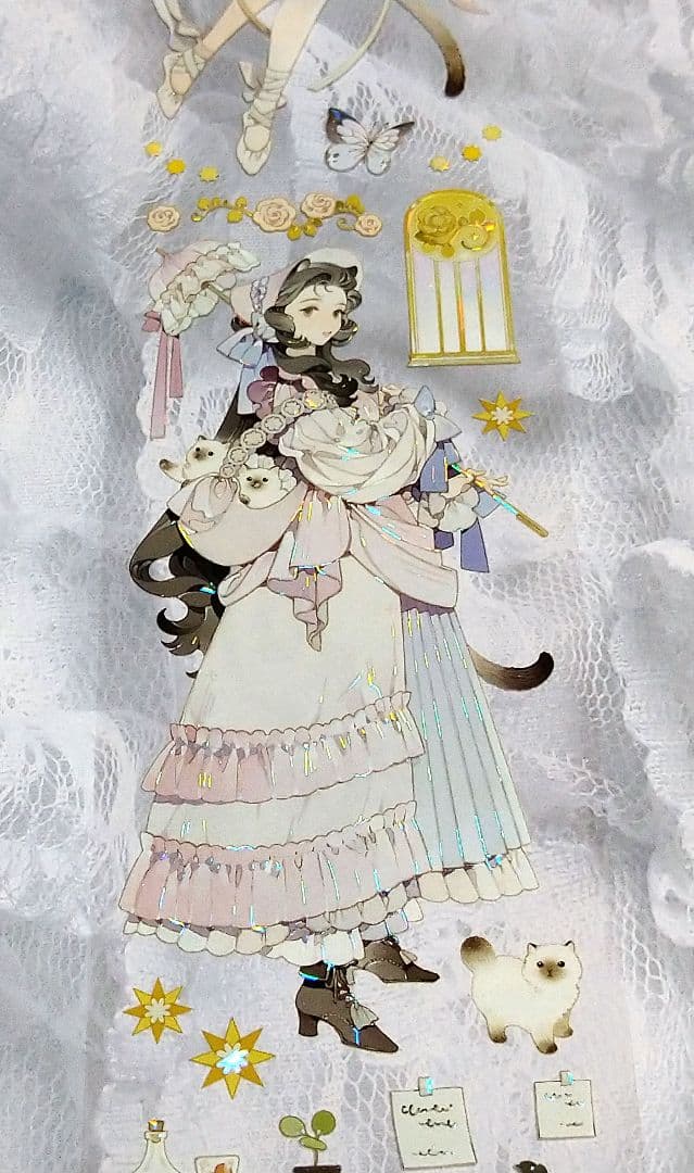 ✩再販✩J1148＃喵步轻盈(贝壳光)切り売り海外人物マステ女の子