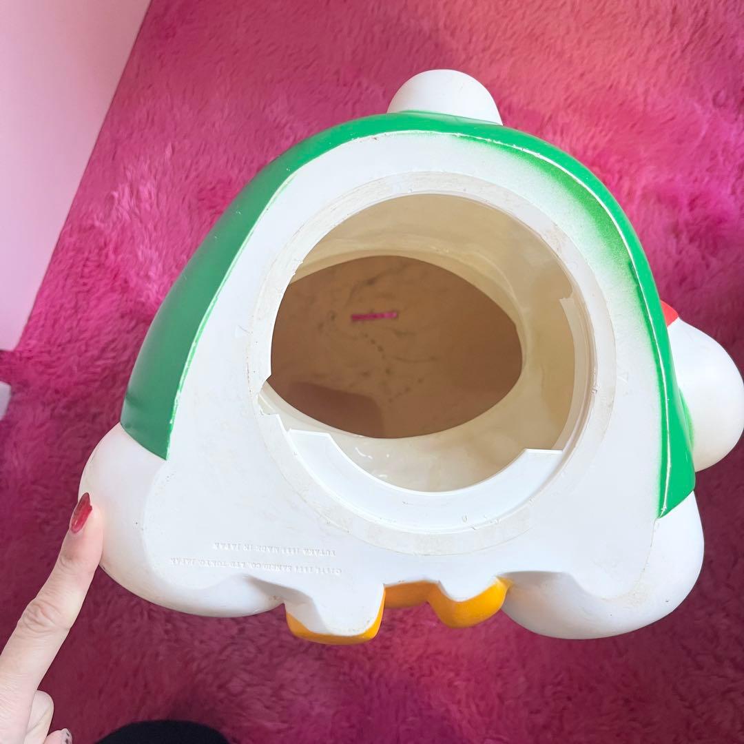 【平成レトロ】ハローキティ 特大フィギュア貯金箱 訳あり 当時物 激レア