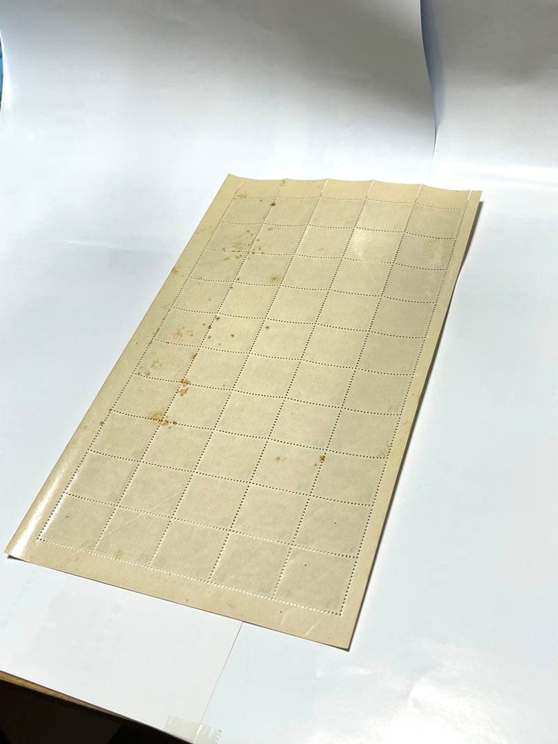 満州建国10年 2銭切手 建国神廟 1シート(50枚)×3シート(計150枚)