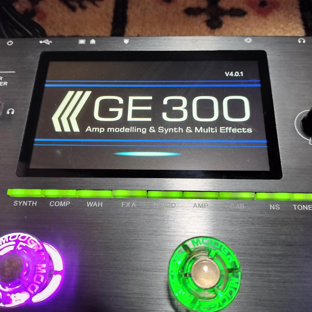 最高峰マルチMooer GE300 (最新V4.0.1）